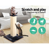 i.Pet Cat Tree 92cm Scratching Post Tower Scratcher Wood Condo Bed House Trees - Rear View