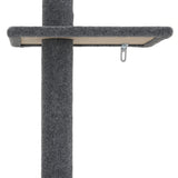 i.Pet Cat Tree 290cm Tower Scratching Post Scratcher Floor to Ceiling Cats Bed Grey - Top-Down View