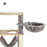 i.Pet Cat Tree 152cm Tower Scratching Post Scratcher Wood Bed Condo Toys House Ladder