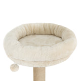 i.Pet Cat Tree 141cm Tower Scratching Post Scratcher Wood Bed Condo Toys House Ladder - Top-Down View