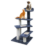 i.Pet Cat Tree 100cm Scratching Post Scratcher Tower Wood Condo House Trees Bed - Low Angle