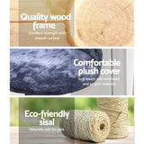 i.Pet Cat Tree 100cm Scratching Post Scratcher Tower Wood Condo House Trees Bed - Top-Down View
