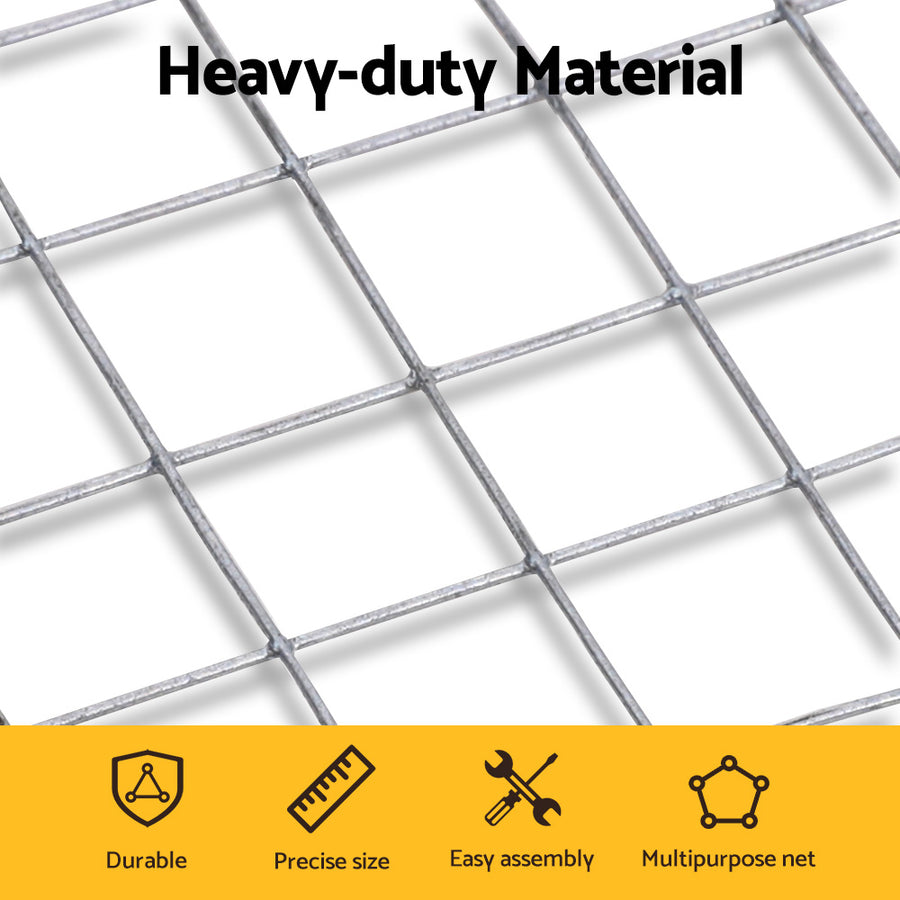 i.Pet Poultry Chicken Fence Pet Netting Wire Mesh Roll Duck Goose Coop 15Mx120CM, image 3