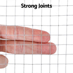 i.Pet Poultry Chicken Fence Pet Netting Wire Mesh Roll Duck Goose Coop 15Mx120CM, image 4