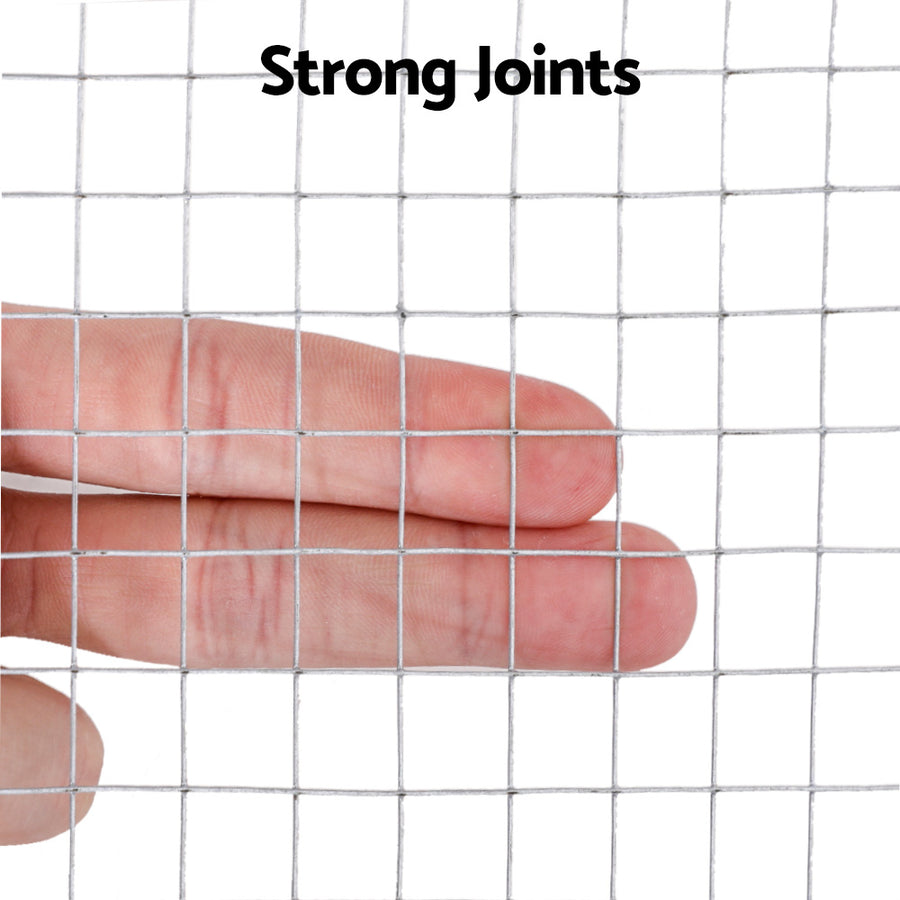i.Pet Poultry Chicken Fence Pet Netting Wire Mesh Roll Duck Goose Coop 15Mx120CM, image 5