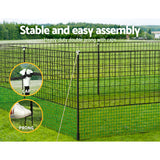i.Pet Chicken Fence Electric 50Mx125CM Poultry Netting - Rear View