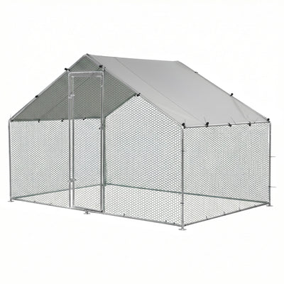 i.Pet Chicken Coop Rabbit Hutch Outdoor Run Walk in Hen Cage Ferret House 3x2x2m