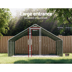 i.Pet Chicken Coop Cage 3x6x2m Galvanised Steel, image 2