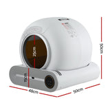 i.Pet Automatic Cat Litter Box Self-Cleaning Large Smart Toilet Tray App Control 9L - Front View