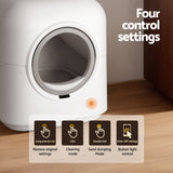 i.Pet Automatic Cat Litter Box Smart Self-Cleaning Large Cat Litter Box Kitty Toilet App Control - Top-Down View