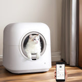 i.Pet Automatic Cat Litter Box Smart Self-Cleaning Large Cat Litter Box Kitty Toilet App Control - Close-Up Angle