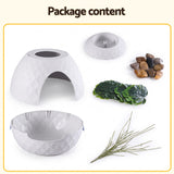 i.Pet Cat Litter Box Hidden Litter Tray Enclosure Planter Furniture House White