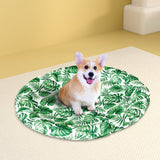 i.Pet Self-Cooling Gel Mat for Dogs and Cats - Large Round Summer Cushion - Close-Up Angle