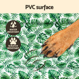 i.Pet Self-Cooling Gel Mat for Dogs and Cats - Large Summer Pet Pad in Green - 45-Degree Angle