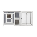Alopet Chicken Coop Rabbit Hutch Wooden Cage Double Hatch