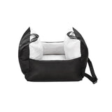 i.Pet Portable Waterproof Dog Car Seat Booster Bed with Non-Slip Safety Belt - Side View