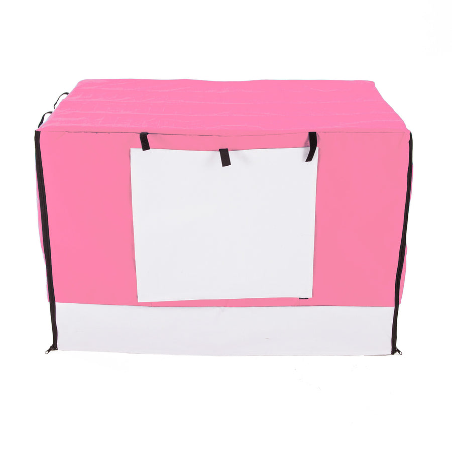 30in Cover for Wire Dog Cage - PINK