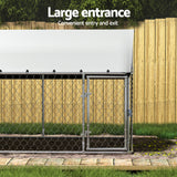 i.Pet Dog Kennel Large House XL Pet Run Cage Puppy Outdoor Enclosure 2Mx4M - Top-Down View