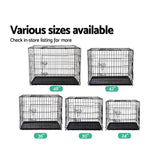 i.Pet 42 Dog Cage Crate Large Kennel 3 Doors