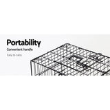 i.Pet 48 Dog Cage Crate Large Kennel 3 Doors