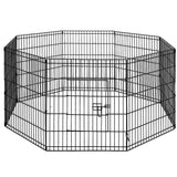 i.Pet 2x30 8 Panel Dog Playpen Pet Fence Exercise Cage Enclosure Play Pen