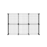 i.Pet Pet Dog Playpen Enclosure Cage 20 Panel Puppy Fence Play Pen Foldable Metal - Side View