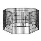 i.Pet 2x36 8 Panel Dog Playpen Pet Fence Exercise Cage Enclosure Play Pen