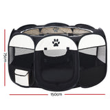 i.Pet Dog Playpen Tent Pet Crate Fence 3XL Enclosure - Front View