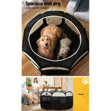 i.Pet Dog Playpen Tent Pet Crate Fence 3XL Enclosure - 45-Degree Angle