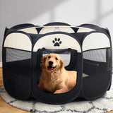 i.Pet Dog Playpen Tent Pet Crate Fence 3XL Enclosure - Low Angle