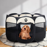 i.Pet Dog Playpen Tent Pet Crate Fence XL Enclosure - Low Angle