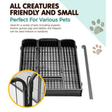 i.Pet 40 8 Panel Dog Playpen Pet Exercise Cage Enclosure Fence Play Pen