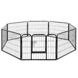 i.Pet 24 8 Panel Dog Playpen Pet Exercise Cage Enclosure Fence Play Pen