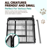 i.Pet 32 8 Panel Dog Playpen Pet Exercise Cage Enclosure Fence Play Pen