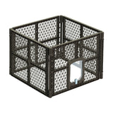 i.Pet Dog Playpen Enclosure 4 Panel Pet Fence Plastic Play Pen - Top-Down View