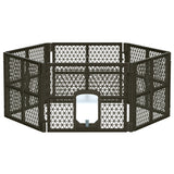 i.Pet Dog Playpen Enclosure 6 Panel Pet Fence Plastic Play Pen - Side View