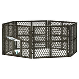 i.Pet Dog Playpen Enclosure 6 Panel Pet Fence Plastic Play Pen - Top-Down View