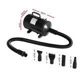 i.Pet Pet Hair Dryer Dog Cat Grooming Speed Blower Hairdryer Heater Low Noise - Front View