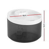 Automatic 2.2L i.Pet Water Dispenser Feeder for Dogs and Cats with Filtration System - Front View