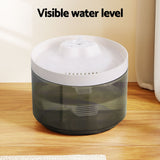 Automatic 2.2L i.Pet Water Dispenser Feeder for Dogs and Cats with Filtration System - Top-Down View