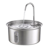 i.Pet 3.2L Cat Water Fountain Pet Feeder Dog Drinking Dispenser 304 Stainless Steel - Top-Down View