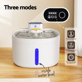 i.Pet Automatic Pet Feeder with Motion Sensor and Filtration System for Dogs and Cats - 2.6L Capacity - Top-Down View