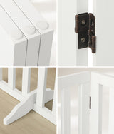 Alopet Wooden Pet Gate Security Door 3-Panel 80cm