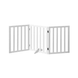 Alopet Wooden Pet Gate Dog Fence 3 Panels