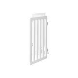 Alopet Wooden Pet Gate Dog Fence 3 Panels - Top-Down View