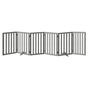 Alopet Wooden Pet Gate Dog Fence 6 Panels 80cm Grey