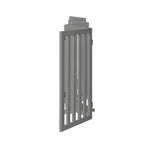 Alopet Wooden Pet Gate Dog Fence 6 Panels 80cm Grey