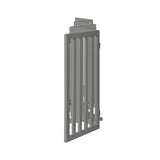 Alopet Wooden Pet Gate Dog Fence 6 Panels 80cm Grey - Front View