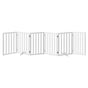 Alopet Wooden Pet Gate Security Door 6-Panel 80cm