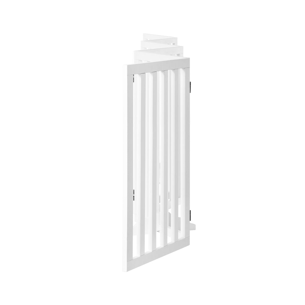 Alopet Wooden Pet Gate Security Door 6-Panel 80cm